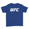 ufc white logo Youth Tee