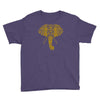 tribal print elephant geometric gold animals cool Youth Tee