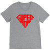 super mom 1 png V-Neck Tee