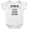 September Girl Baby Onesie