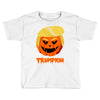 trumpkin funny donald trump pumpkin Toddler T-shirt