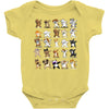 dabbing animals Baby Onesie