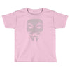v for vendetta mask guy fawkes cool girls womens cotton t shirt dw01 Toddler T-shirt