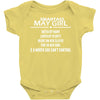 Smartass May Girl Baby Onesie