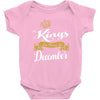kings are born in december Baby Onesie