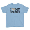 i love my soldier hunter camouflage Youth Tee