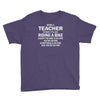 being a teacher is easy Youth Tee