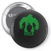 the hulk inspired superhero Pin-back button