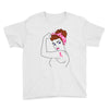 breast cancer girl power Youth Tee