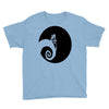 nightmare before christmas black logo Youth Tee