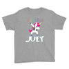 july born unicorns Youth Tee