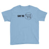 save the manual transmissions black (stick shift) Youth Tee