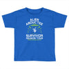 alien abductee survivor tour ufo nerd geek comic funny Toddler T-shirt