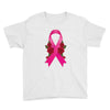 breast cancer pink ribbon Youth Tee