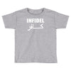 infidel t shirt  english retro cool Toddler T-shirt