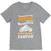 Motorcycles Pawpaw V-Neck Tee