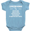 Capricorn Woman Baby Onesie