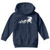 alien evolution   mens funny Youth Hoodie