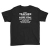 being a teacher is easy Youth Tee