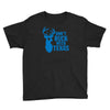 don't buck with texas funny Youth Tee