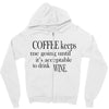 coffee keeps me going Zipper Hoodie