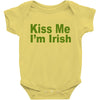 kiss me i'm irish Baby Onesie