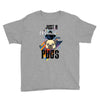 who loves pugs Youth Tee