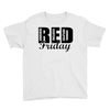 red friday black logo Youth Tee
