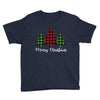lumberjack tree merry christmas Youth Tee
