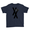 mgk t xx shirt flower black rose Youth Tee