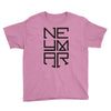 neyma black logo Youth Tee