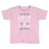 Love Actually Is All Around Ugly Christmas for dark Toddler T-shirt