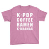 k pop coffee ramen k dramas Youth Tee