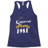 queens are born in 1981 Racerback Tank