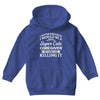 i never dreamed i would be a super cute caregiver but here i am killin Youth Hoodie