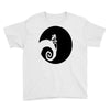 nightmare before christmas black logo Youth Tee
