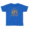 what happens in camper stays in camper vintage style camp funny Toddler T-shirt