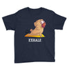 yoga pug exhale Youth Tee