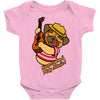 keep calm and play music Baby Onesie