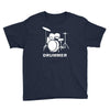 drummer drum kit indie rock music Youth Tee