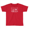 audio cassette 80's 90's party hip hop nostalgia retro Toddler T-shirt