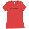 do epic shit Ladies Fitted T-Shirt