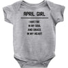 April Girl Baby Onesie