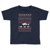 christmas ugly shark Toddler T-shirt