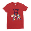 mama bear floral Ladies Fitted T-Shirt