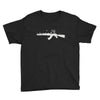 banksy style ak47 art   funny Youth Tee