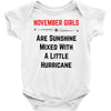November Girls Baby Onesie