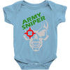 army sniper Baby Onesie