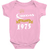 queens are born in 1975 Baby Onesie