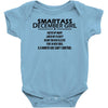 Smartass December Girl Baby Onesie